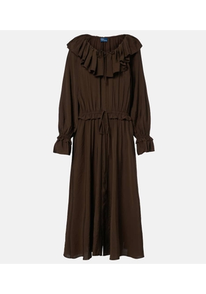 Polo Ralph Lauren Ruffled midi dress