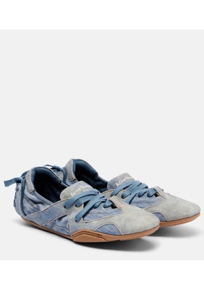 Acne Studios Trompe l'oil leather flats