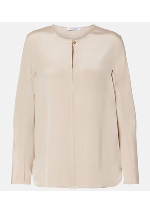 Max Mara Mitico silk-blend blouse