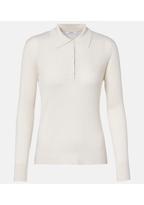Max Mara Gitano cashmere and silk polo sweater