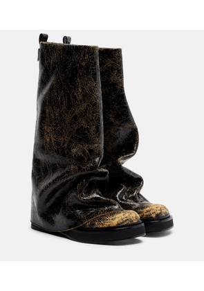 The Attico Robin leather knee-high boots