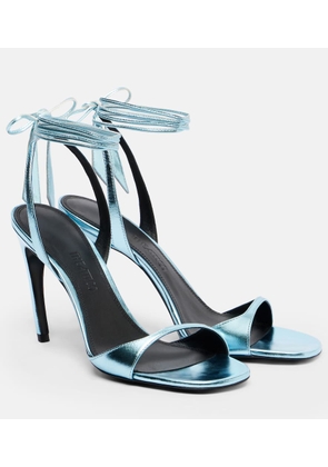 The Attico Ora 95 leather slingback sandals