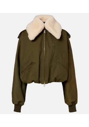 Givenchy Shearling-trimmed jacket