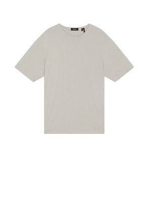 Theory Crewneck Tee in Dark Vapor - Grey. Size L (also in M).