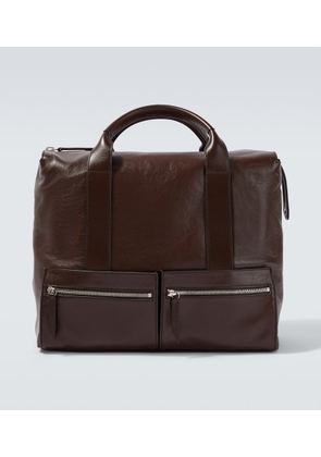 Metier Racer 40 leather duffel bag