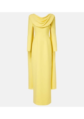 Emilia Wickstead Zaira draped crepe gown
