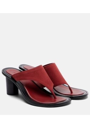 A.Emery Hardie suede thong sandals