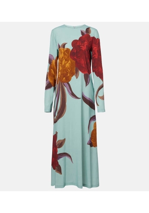 La DoubleJ Swing floral midi dress