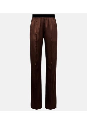 Tom Ford Silk-blend straight pants