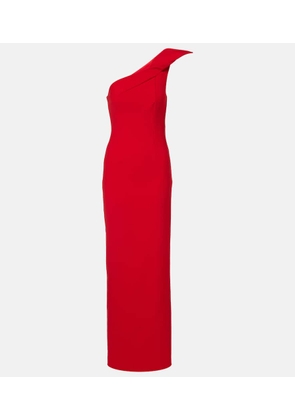 Roland Mouret One-shoulder crepe gown