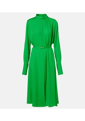 Tom Ford Belted silk midi dress