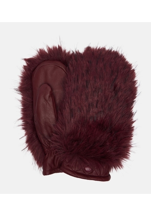 Goldbergh Hill leather mittens