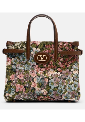 Valentino Garavani Antibes Small floral jacquard tote bag