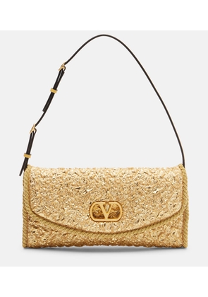 Valentino Garavani DeVain Small cloque jacquard shoulder bag