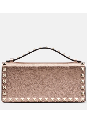 Valentino Garavani Rockstud Mini metallic leather crossbody bag