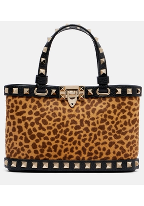 Valentino Garavani Rockstud calf hair top-handle bag