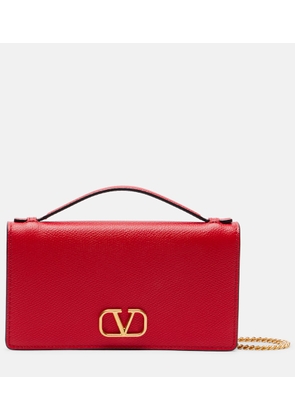 Valentino Garavani VLogo Mini leather wallet on chain
