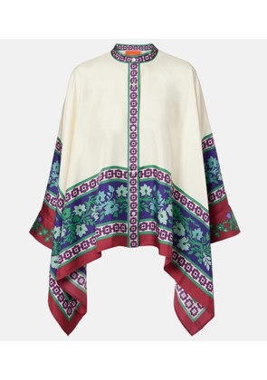 La DoubleJ Foulard printed silk twill shirt
