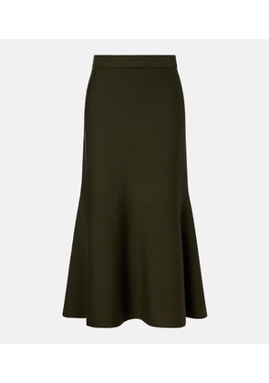 Simkhai Layne wool midi skirt