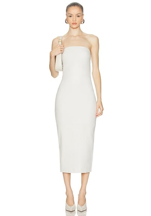 SPRWMN Tube Dress in Shell - Ivory. Size L (also in S, M).