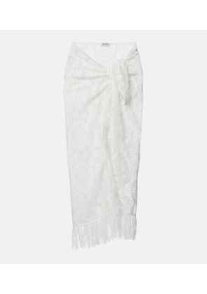 Simkhai Thyri fringed beach cover-up