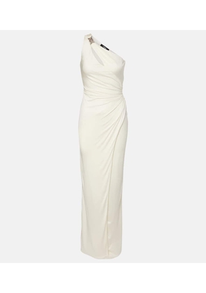 Versace Medusa '95 gathered jersey gown