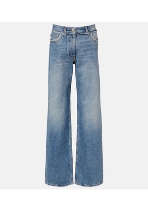 Versace Mid-rise wide-leg jeans