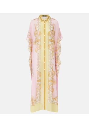 Versace Underwater Barocco georgette kaftan