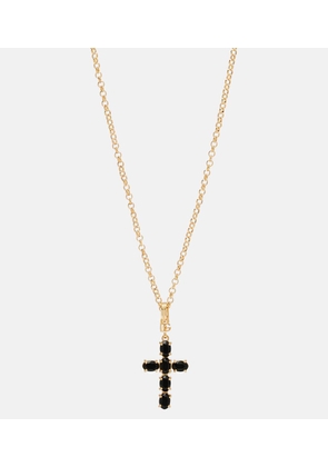 Dolce&Gabbana Cross embellished chain necklace