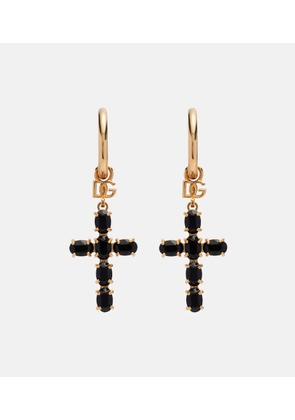 Dolce&Gabbana Crystal-embellished drop earrings