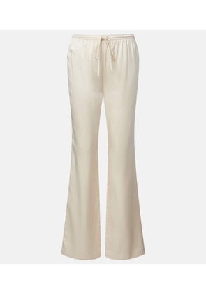 Rebecca Vallance Elise silk satin flared pants
