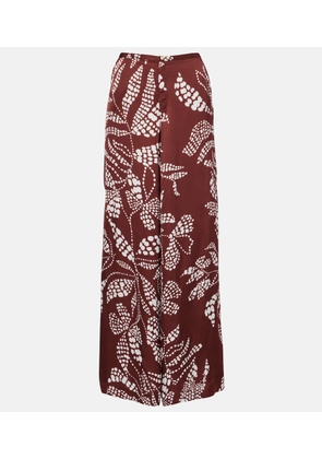 Poupette St Barth Clea printed wide-leg pants