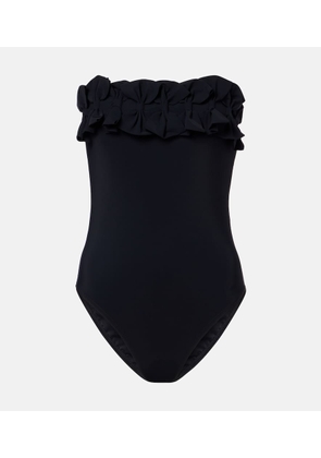 Karla Colletto Freya bow-detail bandeau swimsuit