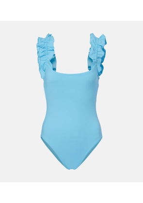 Karla Colletto Willow ruffled swimsuit