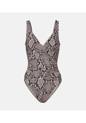 Karla Colletto Lilith snake-effect swimsuit