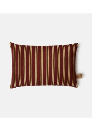 The House of Lyria Glisente striped cotton and linen cushion