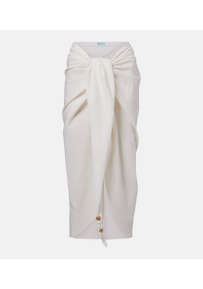 Melissa Odabash Winnie cotton and linen beach cover-up
