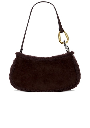 Staud Ollie Bag in Espresso - Chocolate. Size all.