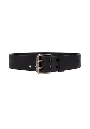 Saint Laurent 5cm Ceinture Boucle Motorcycle Belt in Black - Black. Size 105 (also in 85).