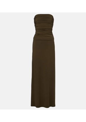 Melissa Odabash Rae ruched maxi dress