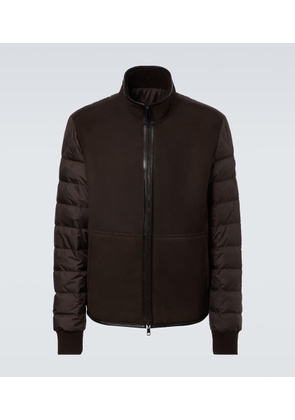Moncler Reversible shearling down jacket