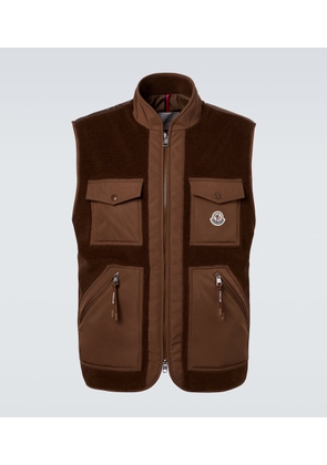 Moncler Karakai down-paneled teddy vest