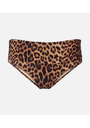 Melissa Odabash Bel Air leopard-print bikini bottoms