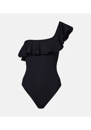 Melissa Odabash Tennessee ruffled one-shoulder swimsuit