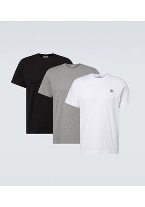 Moncler Set of 3 cotton jersey T-shirts