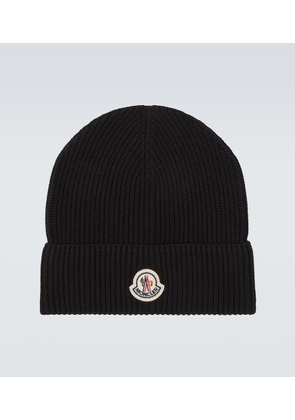 Moncler Archivio ribbed-knit cotton beanie