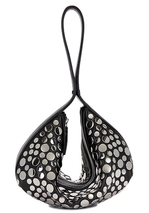 Staud Demy Shoulder Bag in Rivets - Black. Size all.