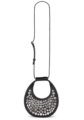 Staud Good Night Moon in Rivets - Black. Size all.