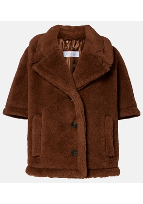 Max Mara Corvino teddy cape