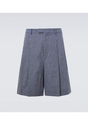 Givenchy Checked cotton Bermuda shorts